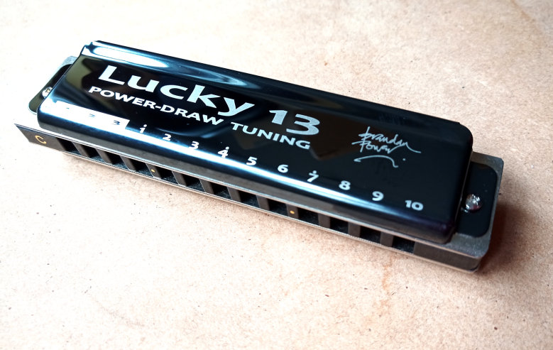 Lucky 13 bass blues harmonica